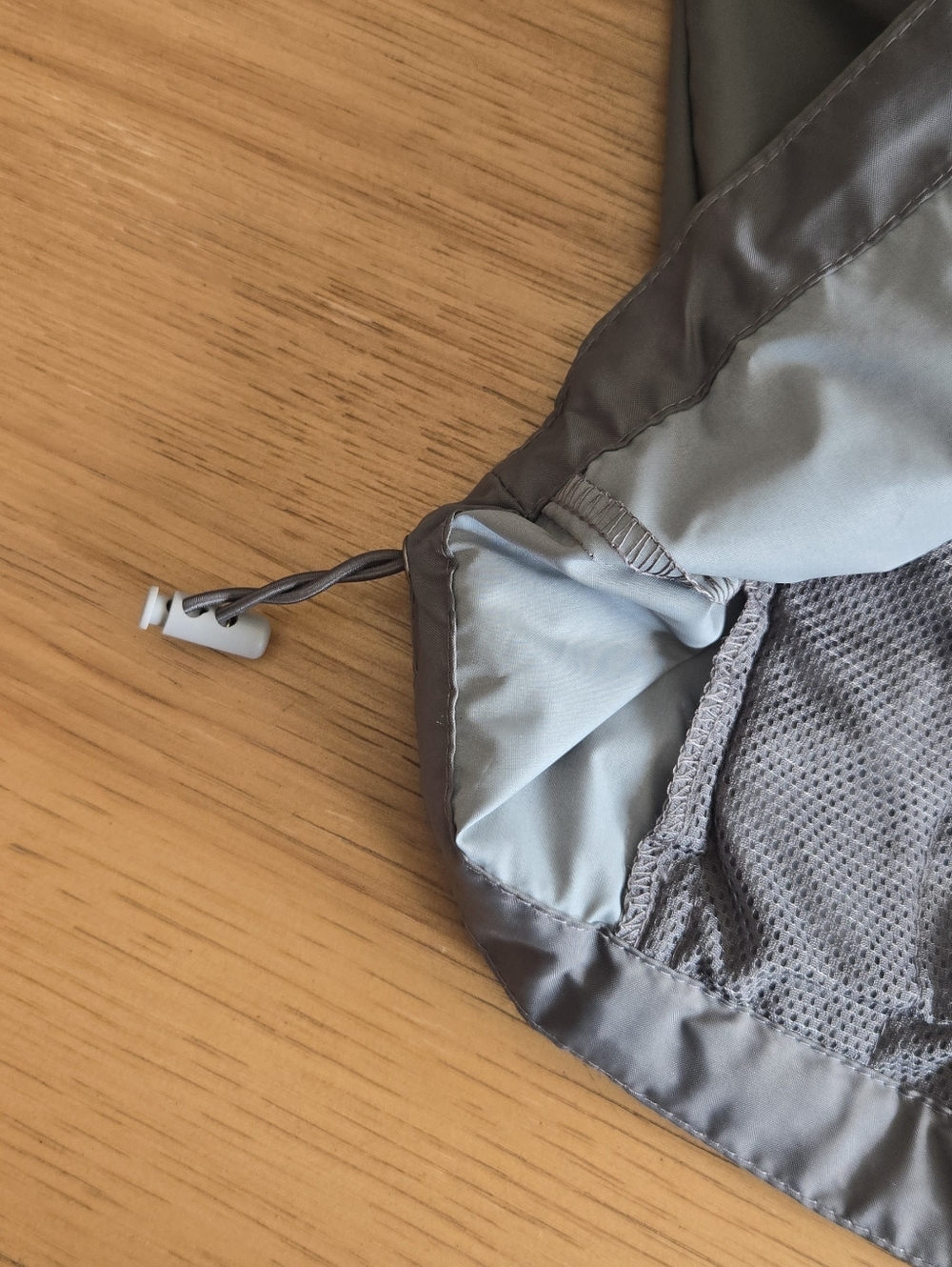columbia grey waterproof jacket | size large | stowable hood nwt rain shell - Picture 7 of 12